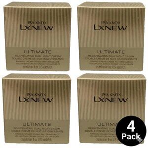 4 Pack Isa Knox LXNEW Ultimate Rejuvenating Dual Night Cream 25 mL EXP 4/2027